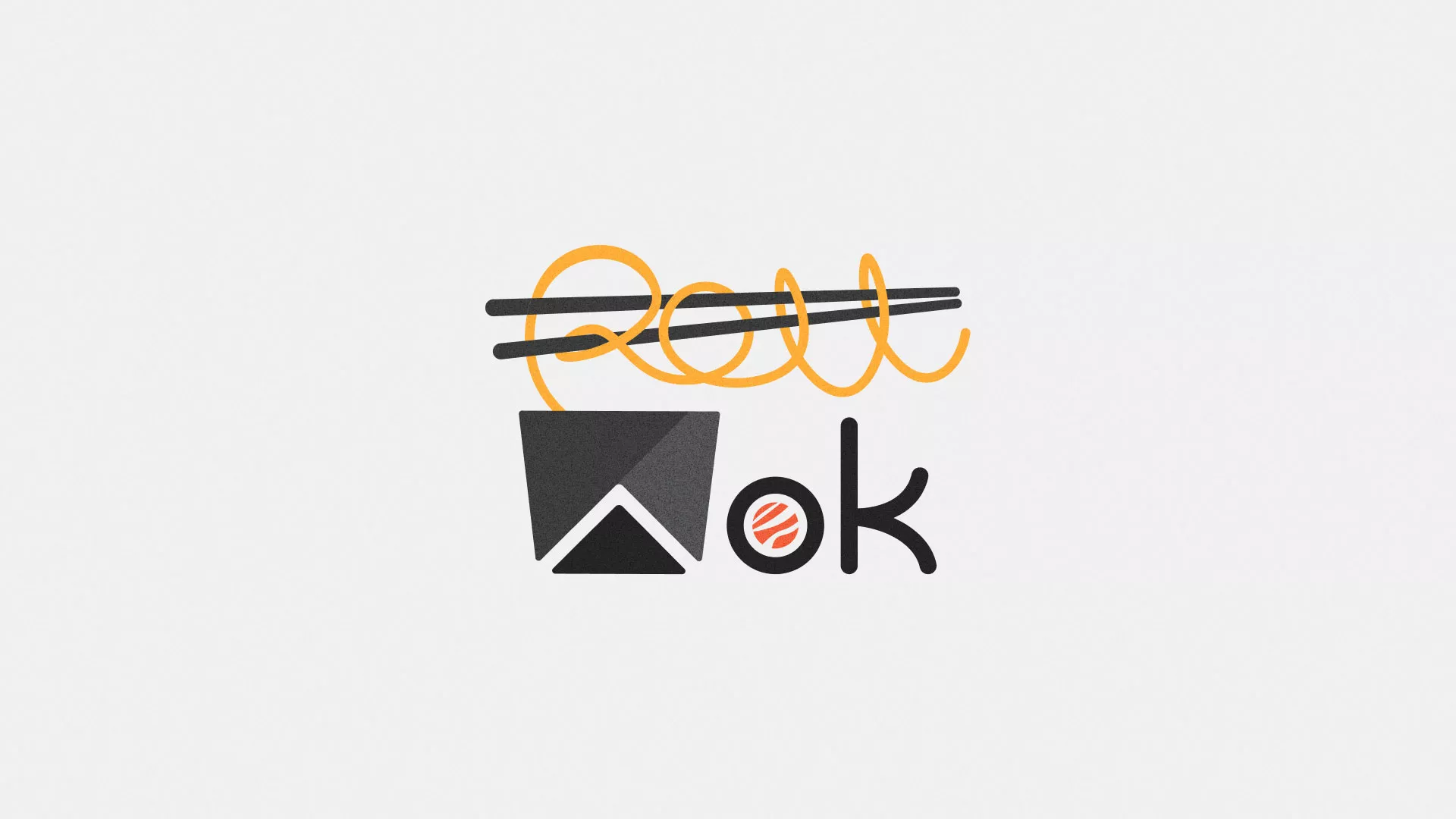 Разработка логотипа в Лабытнанги для суши-бара «Roll Wok Club» Разработка логотипа в Лабытнанги для суши-бара «Roll Wok Club»